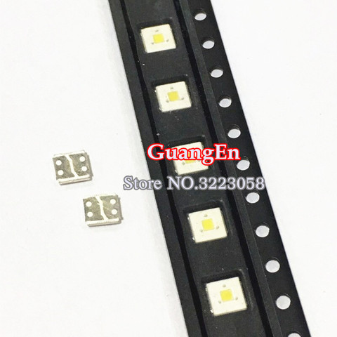 ORIGINAL 100 piezas lúmenes LED retroiluminación Flip-Chip LED 2,4 W 3 V 3535 blanco 153LM para SAMSUNG LED retroiluminación de la pantalla LCD aplicación de TV ► Foto 1/3