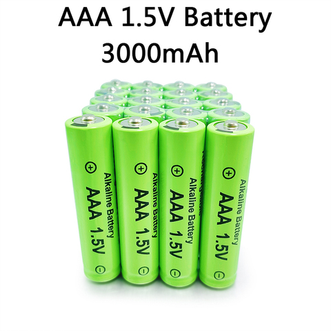 Pilas alcalinas AAA de 3000mAh y 1,5 V, pilas recargables para control remoto de juguetes, LARGA RESISTENCIA de alta capacidad ► Foto 1/6
