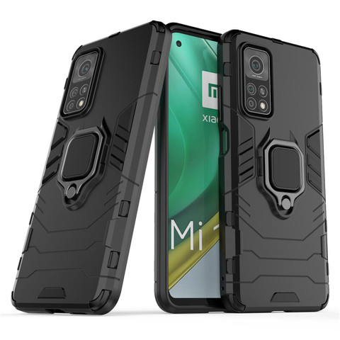 Para la cubierta Xiaomi Mi 10T 10 T Pro Funda para Mi 10T 10 T Pro Soporte de anillo Cubierta magnética para Note 8 9 S Mi 10T 10 T Pro Lite Fundas ► Foto 1/6