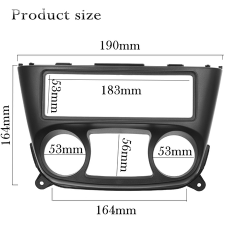 SurroundIing marco 1Din para NISSAN Almera N16 Sentra 2001-2006 Radio PVC Panel para estéreo y DVD Dash Fascia instalar Trim Kit cara ► Foto 1/6