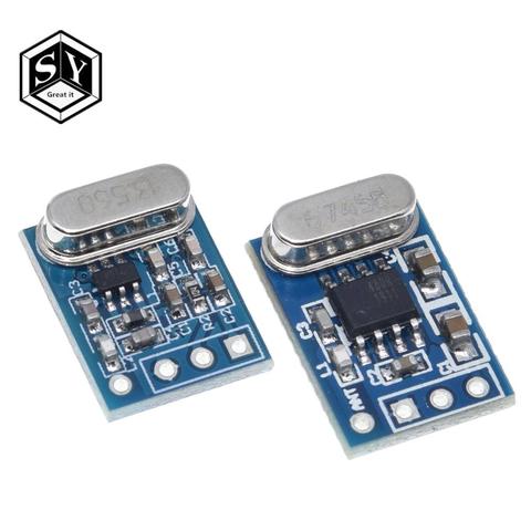 Módulo de placa receptora de transmisor inalámbrico, módulo de placa de transmisor y receptor de 433MHZ, SYN115, SYN480R, ASK/OOK, PCB para arduino, 1 Juego de 2 uds. ► Foto 1/6