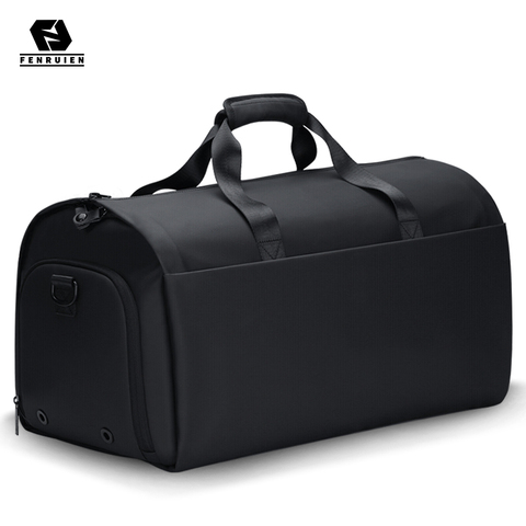 Fenruien-Bolso de viaje multifunción de gran capacidad para hombre, bolsa de equipaje para traje, para portátil de 17 pulgadas, bolsa resistente al agua con bolsa para zapatos ► Foto 1/6