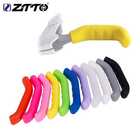 ZTTO-funda protectora de silicona para manillar de bicicleta, protector para manillar de freno de bicicleta de montaña y carretera, para Mi M365, 1 par ► Foto 1/6