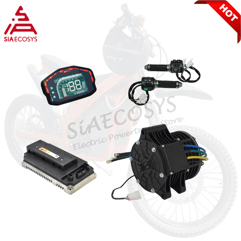 Motor eléctrico QS de 3000W, 5000W, 138 72V, 100KPH, nuevo Motor de tracción media V2, Kits de Motor de tren de energía para motocicleta eléctrica para adulto ► Foto 1/6