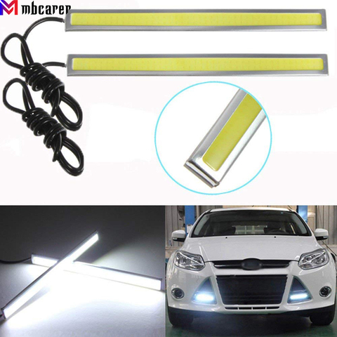 Tira de luces LED COB de 17cm para conducción, tira de luces diurnas para conducción de automóviles, resistentes al agua, lámpara antiniebla DRL, luz de trabajo para coche ► Foto 1/6