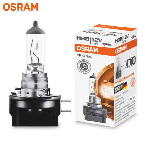 OSRAM H8B 12V 35W PGJY19-1 64242 Original luz lámpara antiniebla halógena de coche Auto bombilla estándar de 3200K faro hecho en Alemania (1X) ► Foto 1/4