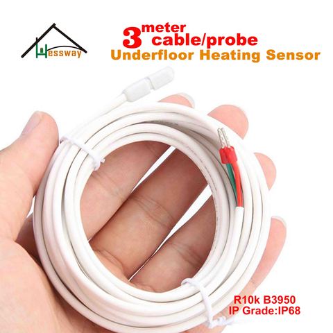 3M digital suelo impermeable termostato sensor NTC, 10k, 3950, ► Foto 1/5