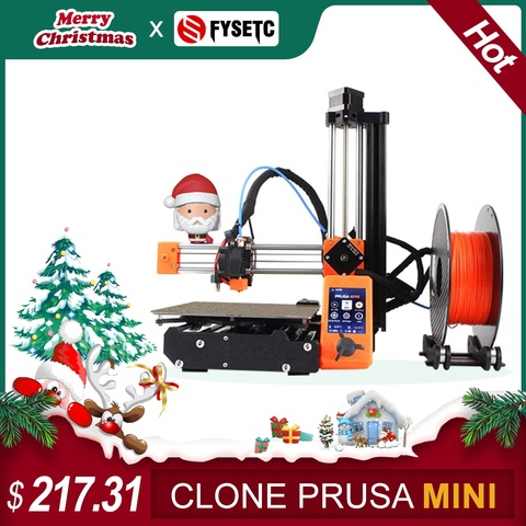 China spot clone Prusa Mini impresora 3d DIY kit completo y potencia MW (sin montar) sin imprimir ► Foto 1/6