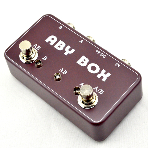 LANDTONE-Selector ABY hecho a mano, caja de interruptor de Pedal para guitarra, BYPASS verdadero Amp /ABY caja de Pedal ► Foto 1/6