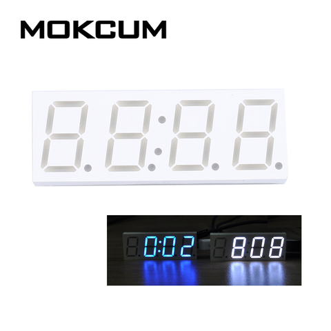 Módulo de pantalla de reloj electrónico LED para coche, cronómetro Digital de 4 bits, 0,8 pulgadas, color rojo, DS3231, RTC ► Foto 1/6