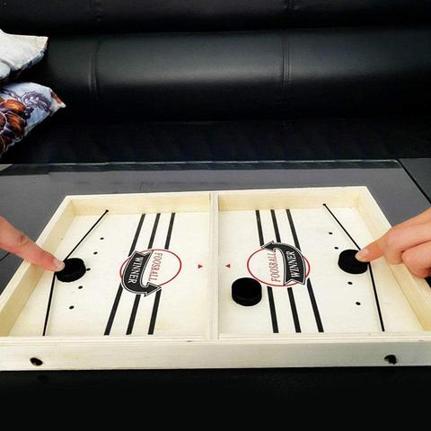 Juego de mesa interactivo de ajedrez para padres e hijos, juegos de mesa de Puck de Hockey, juguetes de Honda rápida para niños, juego de futbolín E3C6 ► Foto 1/6