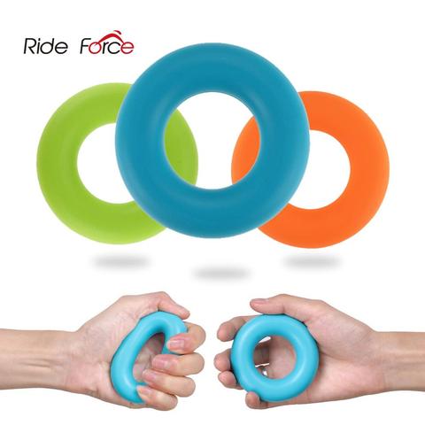 Anillo de agarre de mano de Gel de sílice para hombre y mujer, ejercitador pesado de dedo para Fitness, pelota para recuperación de fuerza en el músculo, entrenador de pinza de mano ► Foto 1/6