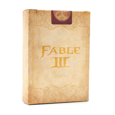 Juego de cartas Vintage de Fable III para coleccionistas, juego de cartas de póker de edición limitada que no se abre nunca ► Foto 1/6