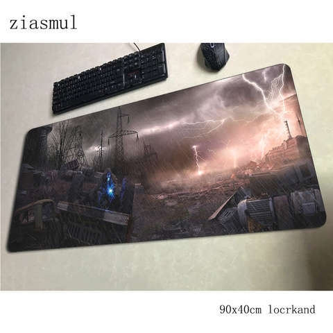 Stalker-alfombrilla para ratón de 90x40cm, alfombrillas de ratón de gran la mejor alfombrilla de ratón de gaming para jugadores, alfombrillas de ratón personalizadas, teclado para pc ► Foto 1/4