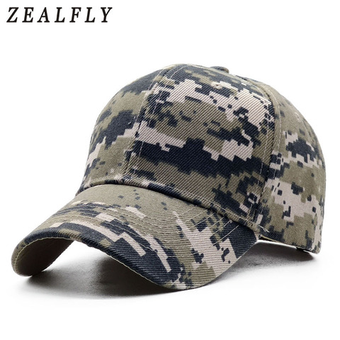 ACU-gorra de béisbol Digital para hombre y mujer, gorro de camuflaje táctico del ejército, Snapback de caza de jungla para exteriores, sombrero para papá y hueso ► Foto 1/6