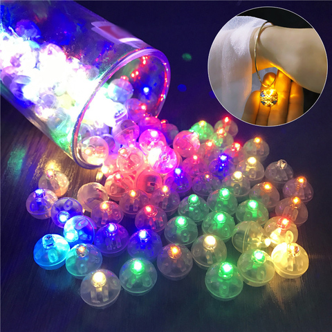 10 Uds Flash Led bola globo de lámpara luz Larga modo de reposo para linterna de papel globo de Luz Decoración de fiesta de boda ► Foto 1/6