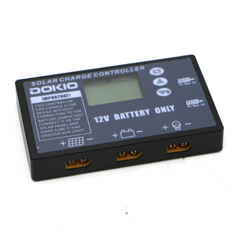 DOKIO-panel solar plegable Flexible, accesorios adicionales, controlador Solar USB 10A/20A ► Foto 1/6