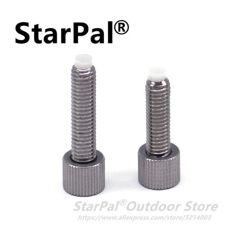 StarPal-M6 de tornillo de pulgar de acero inoxidable M6, con punta de función de protección (para anillos de mira M6) ► Foto 1/4