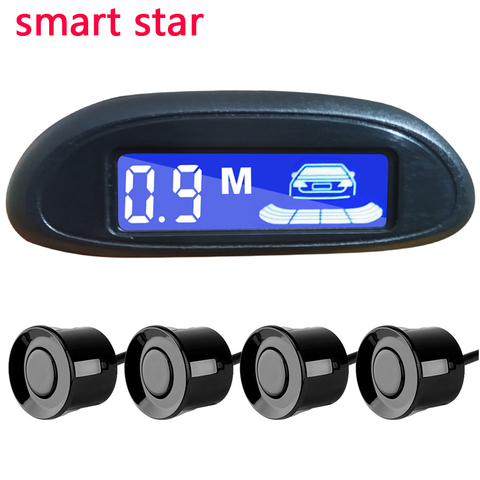 Sistema de Detección de marcha atrás para coche, radar de pantalla LED Parktronic 4, sensibilidad ajustable, retroiluminación 2022, oferta ► Foto 1/6