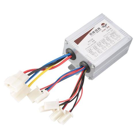 Controlador de Motor cepillado para bicicleta eléctrica, caja de 12V/24V / 36V / 48V y 500W CC, accesorio para bicicleta eléctrica ► Foto 1/6