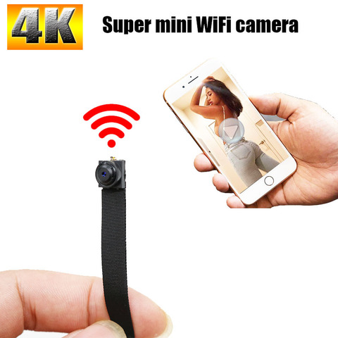 JOZUZE HD 4K de bricolaje portátil WiFi Mini cámara IP visión nocturna Vista Remota P2P inalámbrico Micro Cámara videocámara grabadora de vídeo ► Foto 1/6