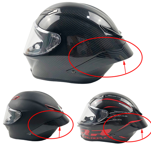 Alerón trasero para casco de motocicleta, aspecto de carbono para AGV Pista GP RR corsa R GPR 70th, aniversario ► Foto 1/6