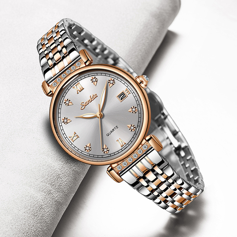 LIGE-relojes de cuarzo para mujer, reloj de pulsera femenino, de negocios ► Foto 1/6
