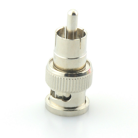 Adaptador de conector coaxial macho de macho BNC a RCA, acoplador de Cable para cámara CCTV ► Foto 1/4