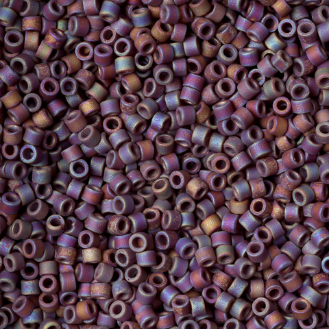 FAIRYWOO-Cuentas Miyuki de colores púrpura mate, accesorios de bricolaje, Kit de fabricación de joyas, cuentas de semillero, 5 gramos por bolsa, DB884, 11/0 ► Foto 1/6