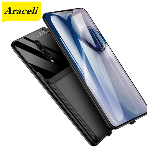 Araceli-funda de batería de 10000 Mah para móvil, carcasa con soporte para cargador de teléfono inteligente, banco de potencia inteligente, para Oneplus 7, 7 Pro, 7T, 7T Pro ► Foto 1/6