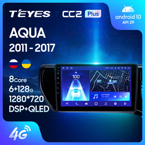 TEYES CC2L CC2 Plus-reproductor Multimedia de vídeo y Radio para coche, navegación GPS, Android, 2 din, dvd, para Toyota Aqua 2011 - 2017 ► Foto 1/6