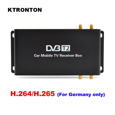 180-200 km/h conducción de velocidad DVB-T2 coche TV Digital RECEPTOR caja con 4 antenas cuatro sintonizadores de movilidad auto DVB t2 HD 1080 P HD USB HDMI ► Foto 1/6