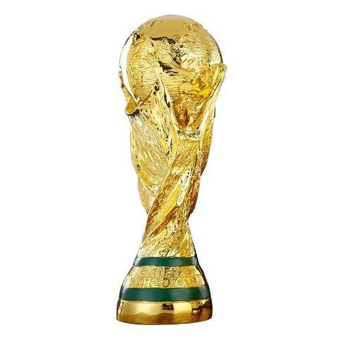 Copa del Mundo de Color dorado de gran tamaño, recuerdo de campeón de fútbol, mascota de 35CM de juguete para Copa Mundial - de precios y revisión | Vendedor de