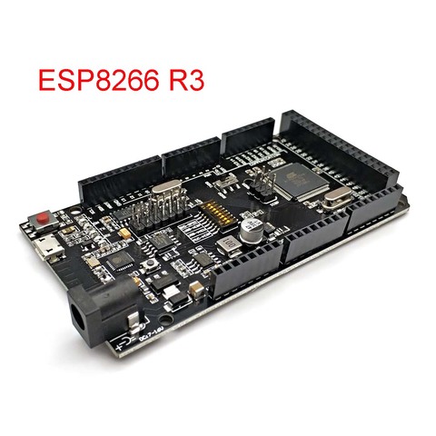 Mega2560 + WiFi R3 ATmega2560 + ESP8266 memoria de 32Mb USB-TTL CH340G. Compatible para Arduino Mega NodeMCU para WeMos ESP8266 ► Foto 1/4