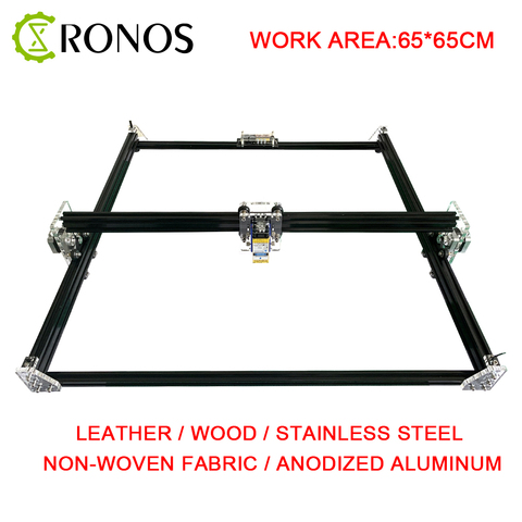 65*65cm Mini 0,5 W-15 W CNC máquina de grabado láser máquina de 2 ejes DC 12V DIY grabador de escritorio enrutador de madera/cortador/impresora + láser ► Foto 1/5