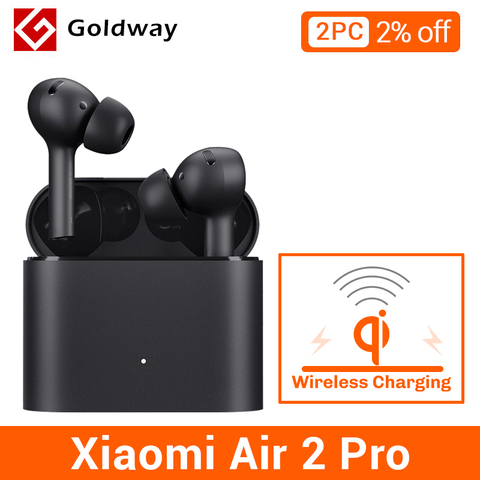 Nuevo Xiaomi Air 2 Pro TWS Bluetooth Airdots 2 Pro Mi verdadero auricular inalámbrico Cancelación de ruido ambiental auriculares 3 MIC ENC ► Foto 1/6