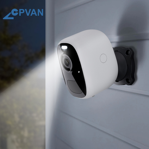 CPVAN-cámara inalámbrica con batería 1080P para exteriores, impermeable, recargable, IP, PIR, detección de movimiento, videovigilancia ► Foto 1/6