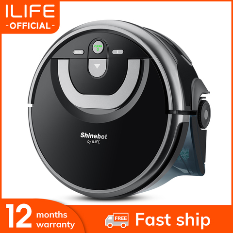 ILIFE Nuevo W400 Robot de lavado de pisos Shinebot Navigation Tanque de agua grande Limpieza de la cocina Limpieza planificada Desinfección de la ruta ► Foto 1/6