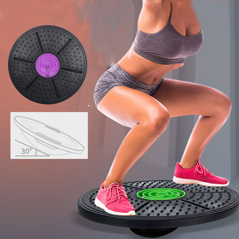 Tabla de equilibrio para Yoga, platos redondos de estabilidad de disco, entrenador de ejercicio para Fitness, deportes de cintura, ejercicio, XA275A ► Foto 1/6