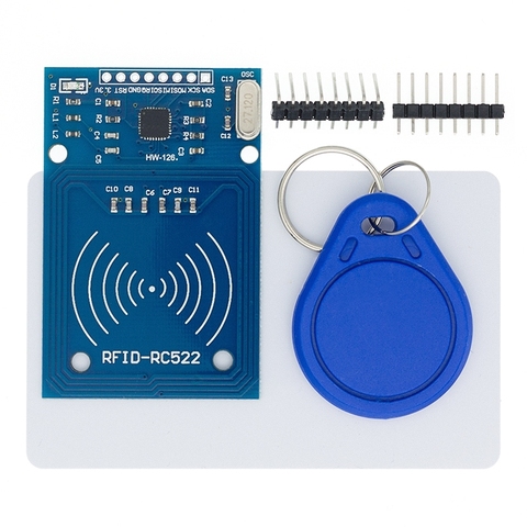 1 unids/lote MFRC-522 RC522 sensor de la tarjeta RFID RF IC para enviar la tarjeta de Fudan, llavero del módulo del Rf ► Foto 1/6