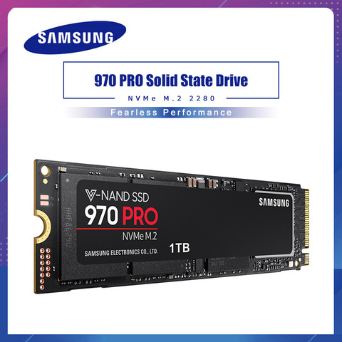 Samsung 970 PRO V-Nand NVME PCIE M.2 SSD Disco Duro HD SSD de 1TB de estado sólido de disco duro HDD de 512GB MLC 2280 para ordenador portátil ► Foto 1/6