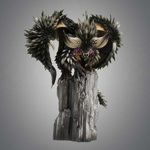 Monster Hunter World-figuras de acción de Nergigante, dragón sin fin, juguete de PVC de 33CM, Colección, decoración infantil de juguetes, regalo ► Foto 1/6