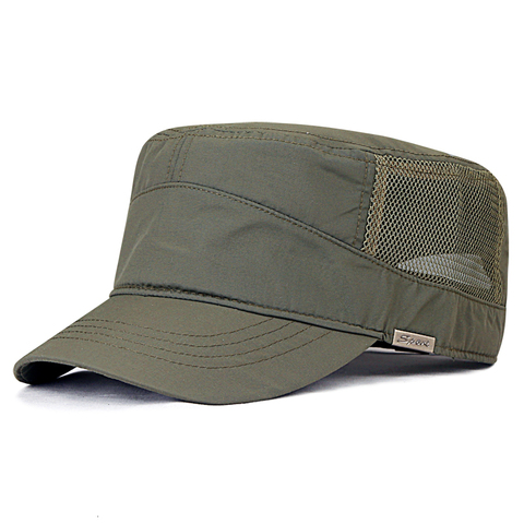 Gorro de lana de talla grande para hombre de invierno, gorro plano de lana de talla grande para hombre, sombrero militar de malla de poliéster de talla grande de 55-60cm 60-65cm ► Foto 1/5