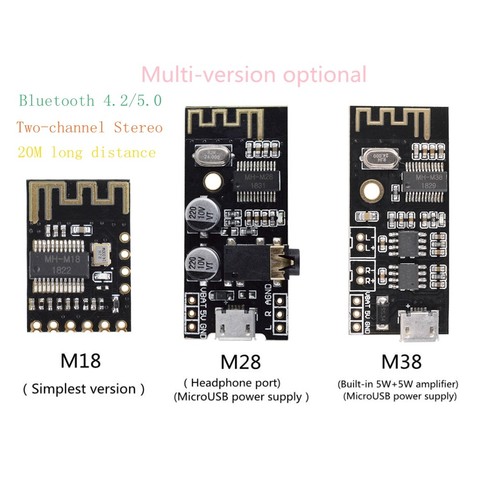 MH-ET en MH-MX8 placa decodificadora de MP3 Bluetooth 4,2 Audio Modul Verlustfreie estéreo bricolaje reparación Lautsprecher Hohe fidelidad HIFI ► Foto 1/6