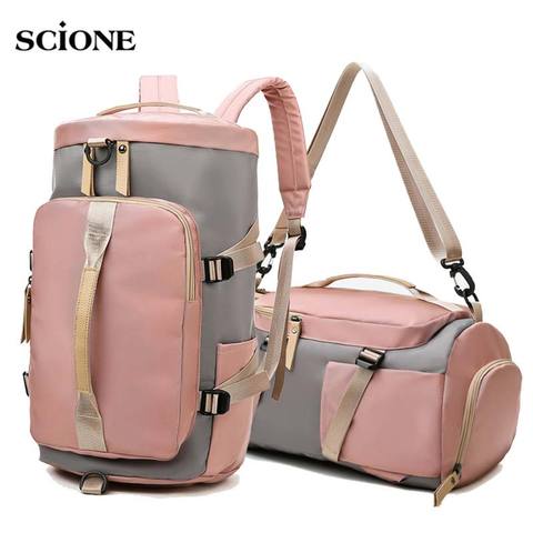 Bolso De gimnasio para mujer, Mochila, bolsas De Fitness para zapatos, al aire libre, hombro, Gymtas Tas, saco De deporte, Mochila 2022 estudiante, bolsa deportiva XA891WA ► Foto 1/6