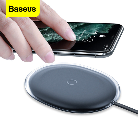 Baseus-cargador inalámbrico Qi de 15W para móvil, almohadilla de carga rápida de inducción para iPhone 11 Pro 8 Plus, Airpods Pro, Samsung, Xiaomi mi 9 ► Foto 1/6