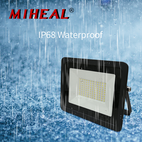 Reflector profesional LED IP68, lámpara 10W 20W 30W 50W 100W, luminaria industrial de 110V/220V para trabajo de minería o fábrica ► Foto 1/6