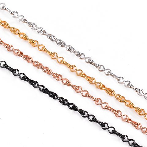 1Pc mujeres pequeño collar de cadena para colgante 316L de acero inoxidable enlace cadena collar joyería de ancho de 2mm * 5mm ► Foto 1/5