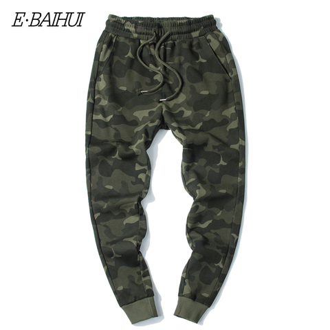 E-BAIHUI hombre corredor otoño pantalones Harem pitillo hombres camuflaje militar pantalones suelto cómodo de carga pantalones de camuflaje de MJ002 ► Foto 1/6