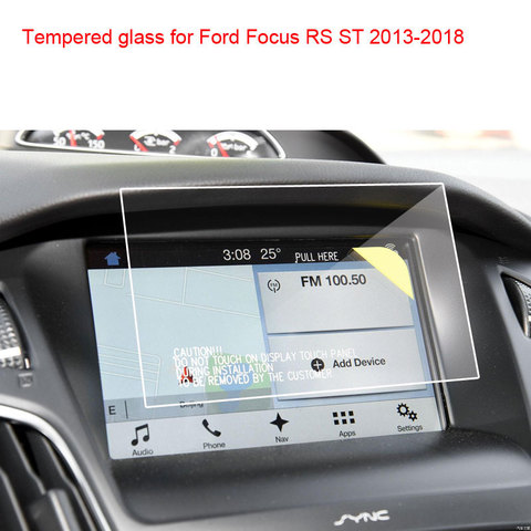 8 pulgadas CPS Protector de pantalla de cristal templado para Ford Focus RS ST SYNC2 SYNC3 2013-2022 ► Foto 1/2